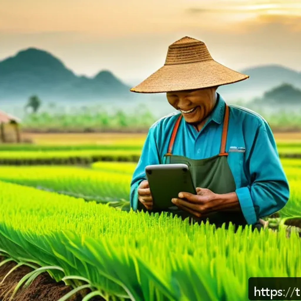 농업 온라인 강의 플랫폼 - A detailed scene of a Thai organic vegetable farm with a middle-aged Thai farmer wearing practical f...